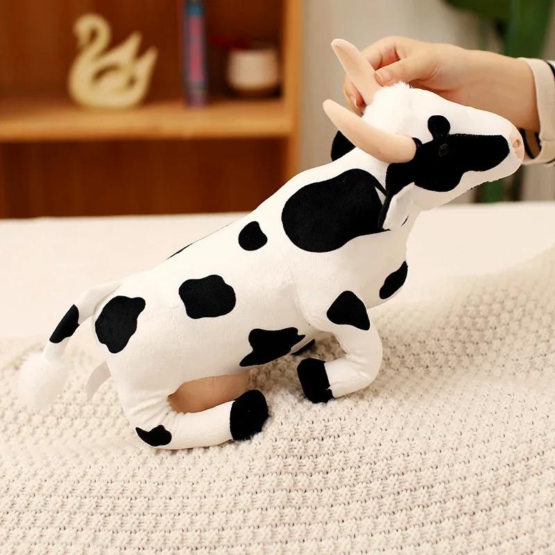 Cartoon Simulation Cow Plush Toys Children'S Sleeping Dolls Desktop Ornaments Birthday Gifts Cloth Dolls