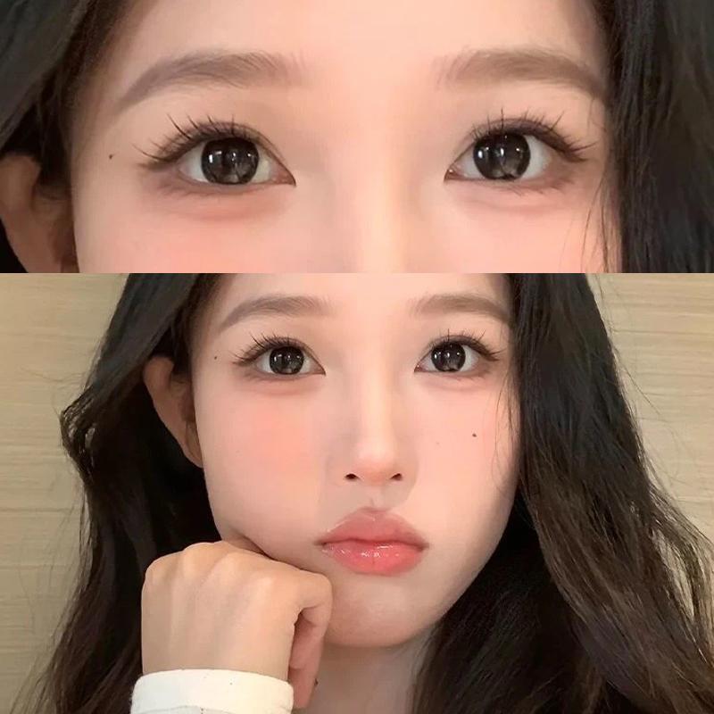 No Need Glue Fox Eye Effect Fluffy False Eyelashes Self-Adhesive Reusable Diy Segmented Thick Winged Lash Extension Daily Use