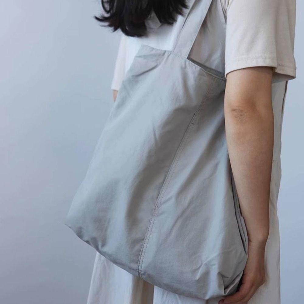Large Capacity Women Shopping Bag Anti-Theft Foldable Grocery Handbag Reusable Eco-Friendly Portable Shoulder Tote Shopping