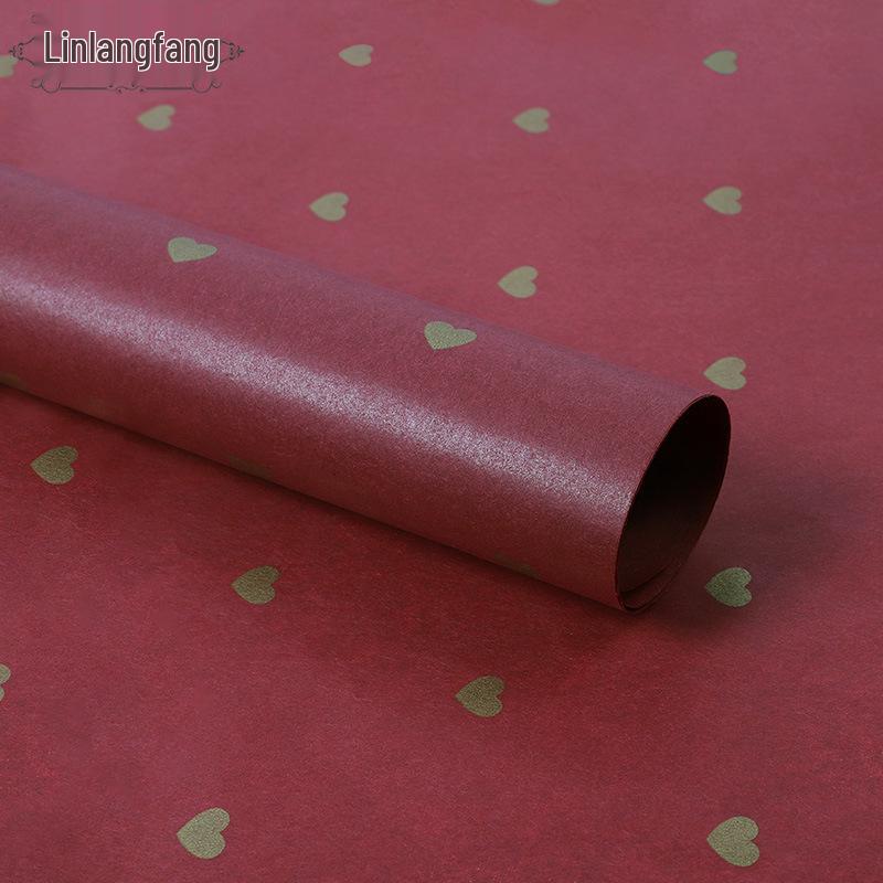 20g Broskyňový papier na balenie kvetov - 28 hárkov, Obdĺžnikový, Pastelové farby, Nevodeodolný