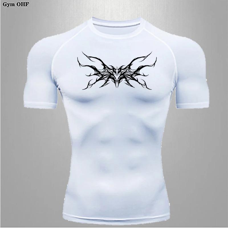 Man Compression T Shirt Gym Fitness Training Running Quick Drying Sports Shirt Summer Shaping Slimming Comfortable Men T Shirts