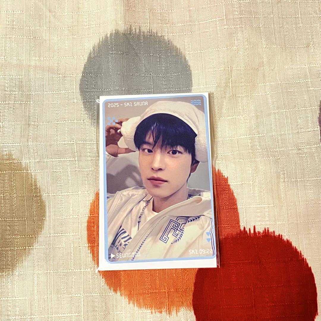 

[Б/У] Stray Kids SKZ SAUNA Бонусная карта Сынмин