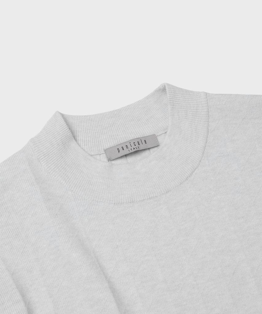 PANICALE Herringbone Ribbed Viscose Blend Sweater [2 Colors]