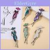 Shell Brooch With Alloy Material For Unisex Fashion Accessory