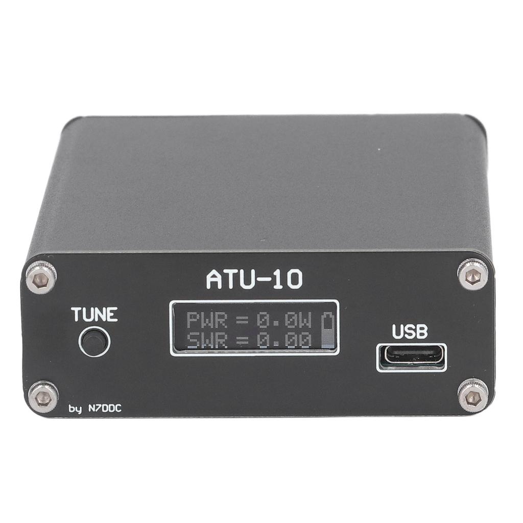 ATU‑10 QRP Automatic Antenna Tuner 0.91in Display Radio Tuner with BNC Connector Version 1.4