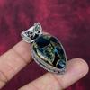 Copper Apatite Handmade Gemstone Beautiful Pendant, 925 Solid Sterling Silver Pendant, Gift For Love
