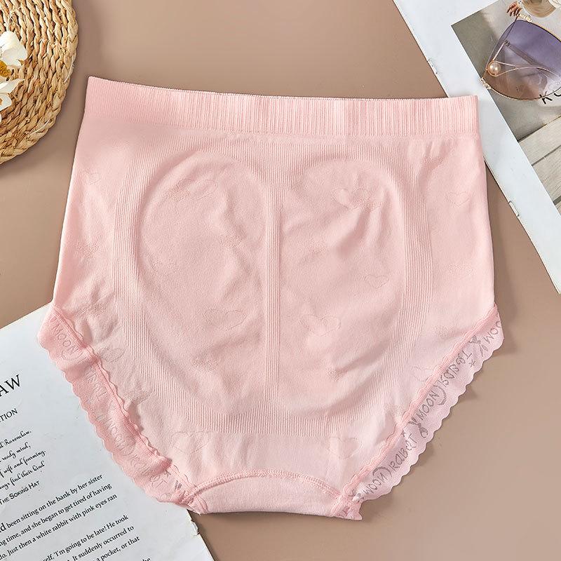 Plus Size Women's Summer Soft Breathable Non Scented Hip High Waist Briefs