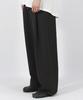 Deumakeu M Solid Stripe Wide Pants Black