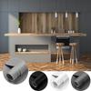 Matte Grey/White/Black Wallpaper Vinyl Self-Adhesive Shelf Liner Drawer Countertop Removable Contact Paper Wall Decor Sticker