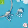Dream Ocean Fengjiao Diy Bracelet Beaded Accessories, Exquisite S925 Sterling Silver Pendant String