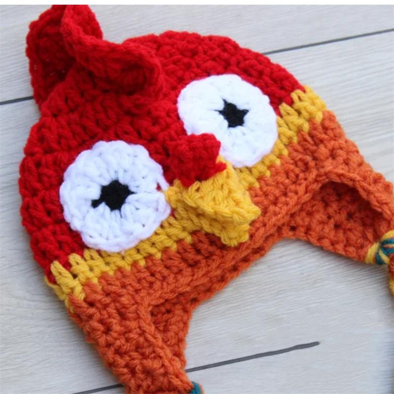 Neue handgehäkelte lustige Kapuze mit Flügeln, personalisierte lustige Erwachsenenmütze