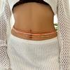 5 Stück/Set Boho Bunte Reiskörner Taillenketten Für Frauen Sommer Strand Bikini Elastischer Bauchgürtel Taillenband Y2K Schmuck Geschenk
