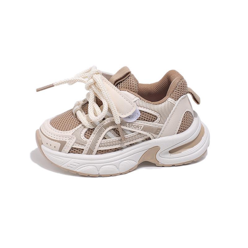 Children's Sneakers2026Spring children's mesh breathable dad shoes, running shoes for toddlers and young children, baby shoes
