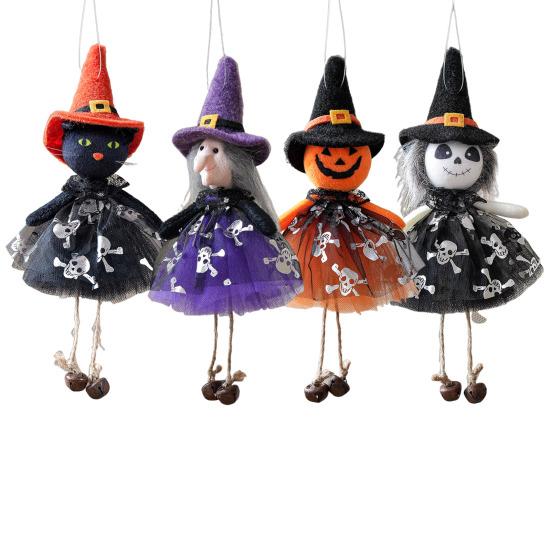 Halloween Ghost Pendant Hanging Ornament Easy to Install Funny Spooky Witch Pendant Festival Party Decoration