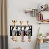 Wall Mounted Display Rack with Hooks for Awards and Certificates JH26120