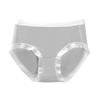 Women S Mid Waist Breathable Antibacterial Triangle Underwear Summer Thin Ice Silk Cotton Crotch Underwear