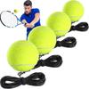 4 Packs Tennis Training Ball With String Tennis Trainer Balls Self Practice Trainer Tool Tennis Ball Training Equipment For Tennis Trainer Practice Ex