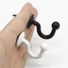 Alloy Hooks For Hanging Wall Hanger Hook With Screw Black White Colors Available Belt/Tie Hanger Organizer Kitchen Accessories