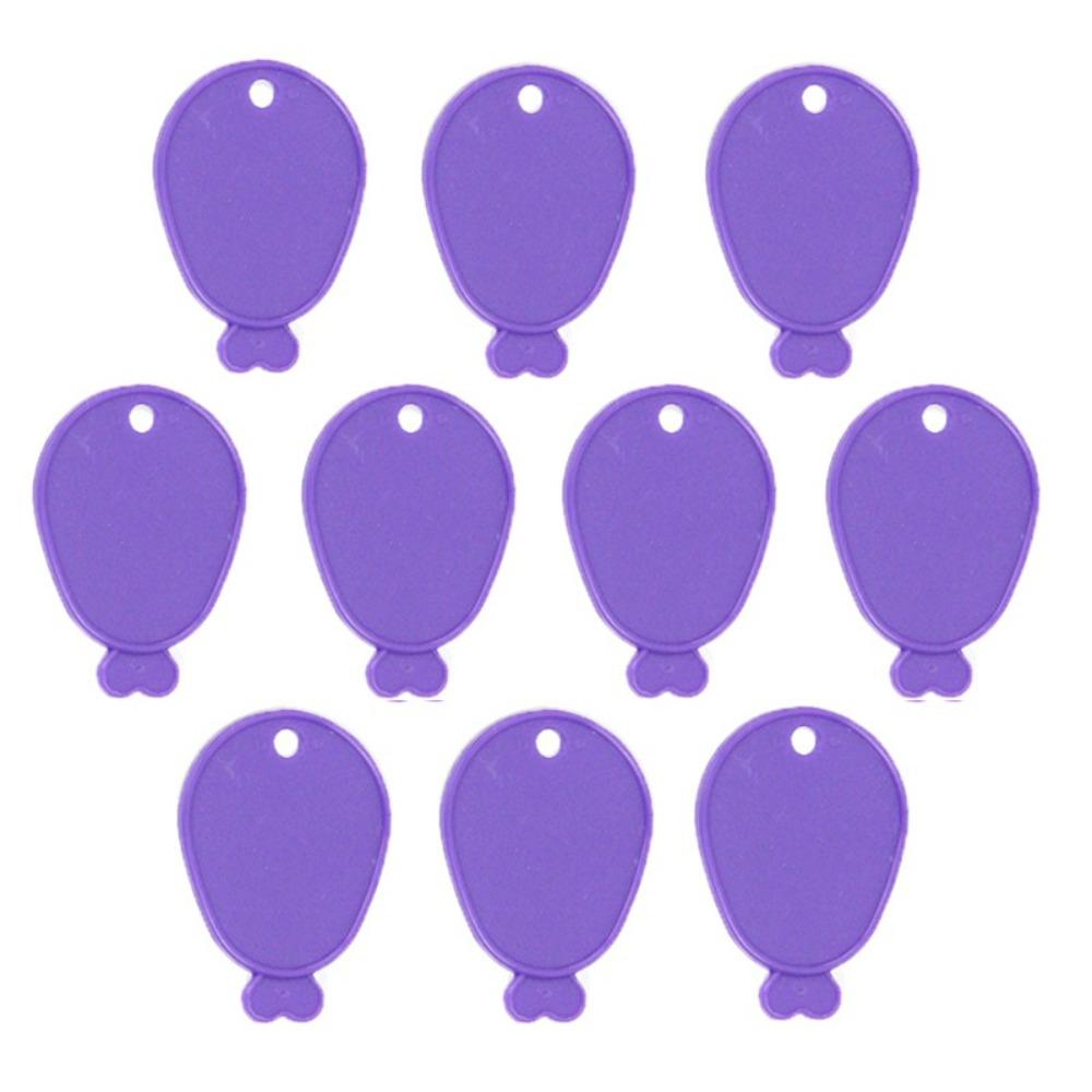 10pcs Cute Plastic Balloon Weights Bright Color Reusable Balloon Hanging Colorful Anti-floating Gravity Blocks Balloon