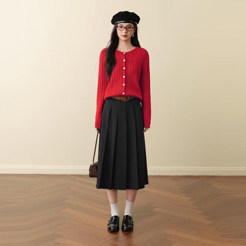 SEIFINI Women's Old Money Style Cable Knit Cardigan