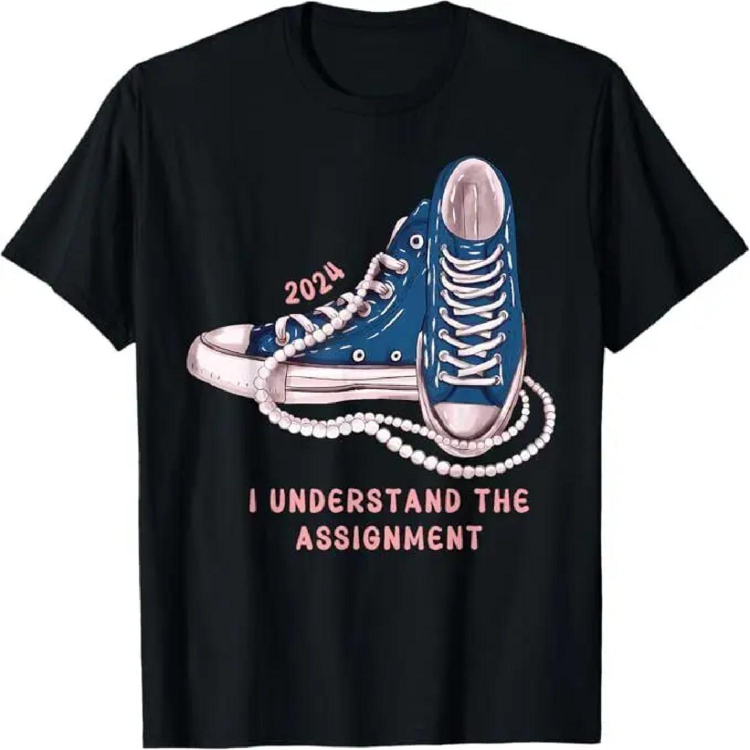 

I Understand the Assignment Vote Blue Election 2024 T-Shirt XXXXXL різнокольоровий