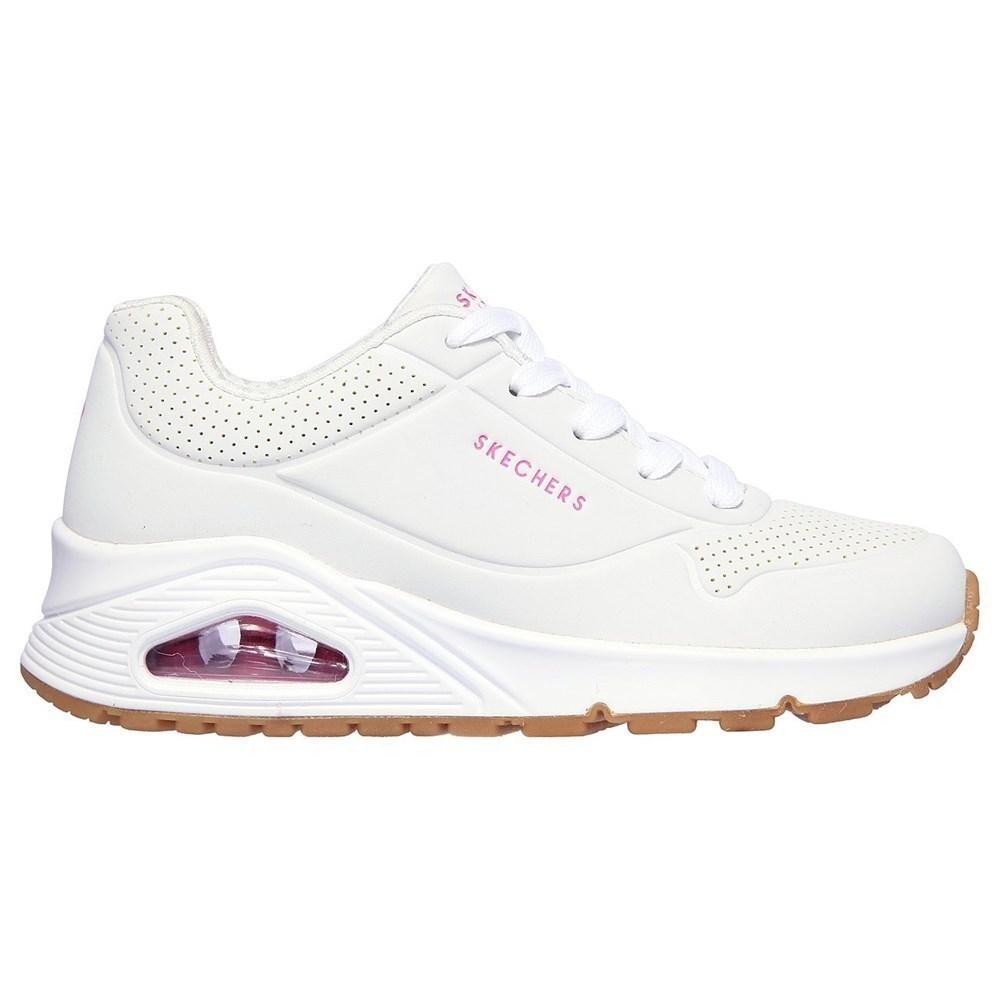Sneakers Skechers White - Pink Junior