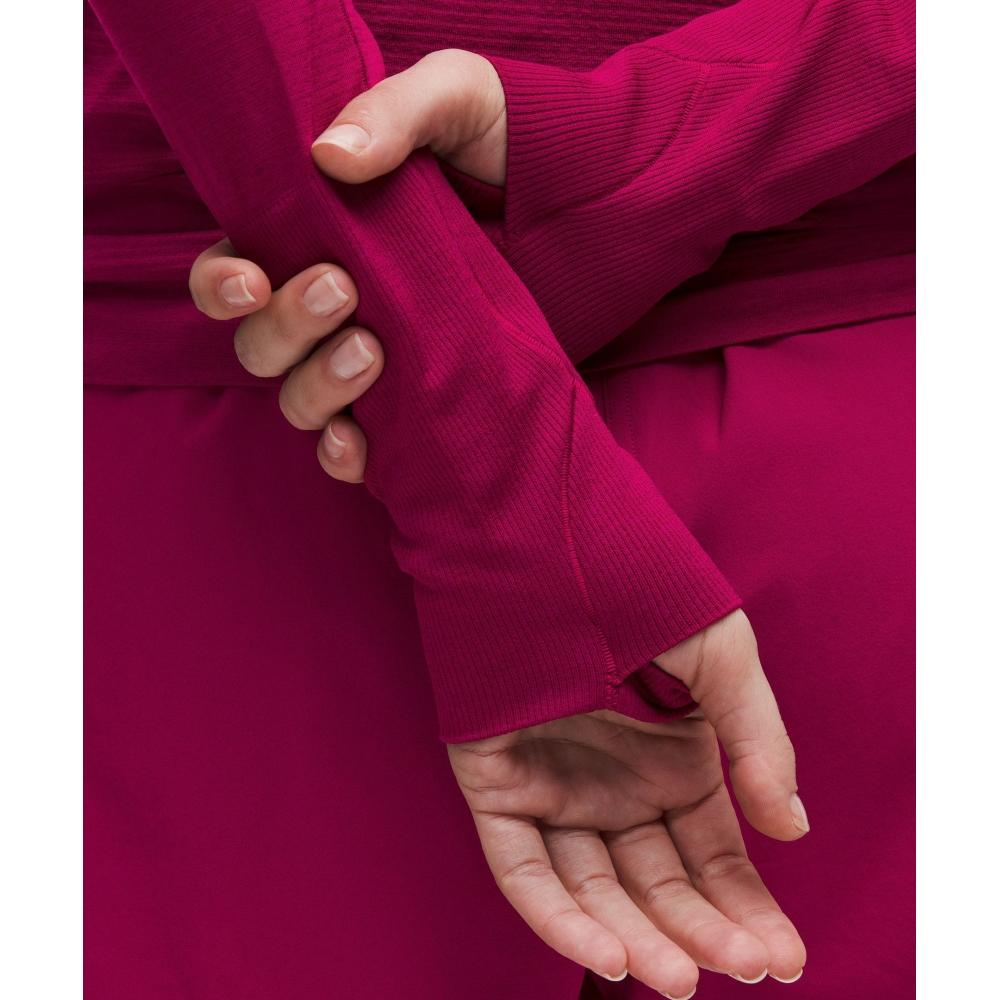 Lululemon Swiftly Tech Long Sleeve Shirt 2.0  Hip Length Berry Rumble Berry Rumble