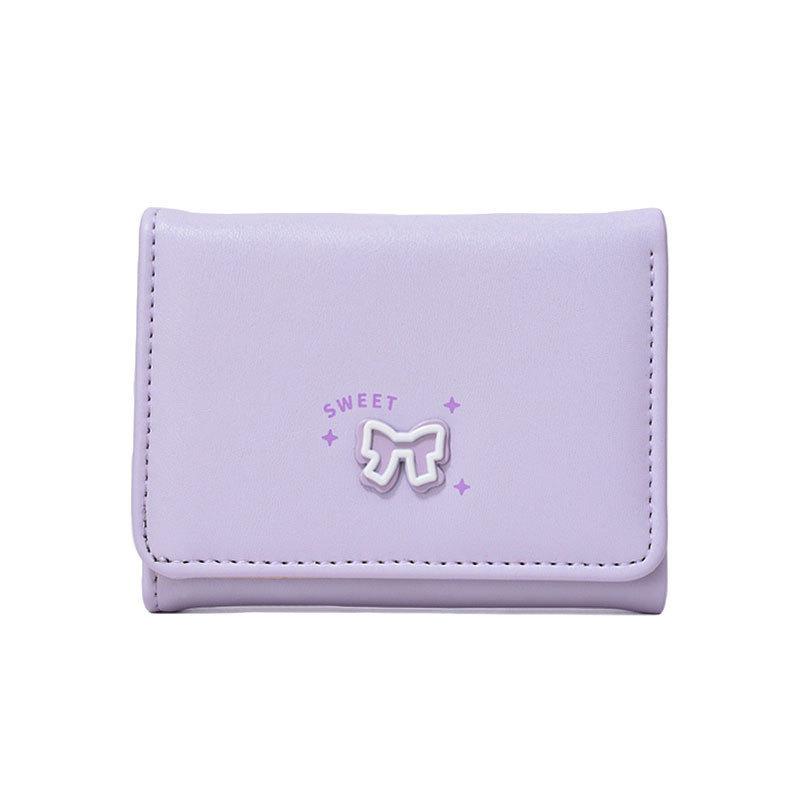 2025 New Women's Wallet Women's High-end Short Student Card Bag Ins Wallet Change Bag