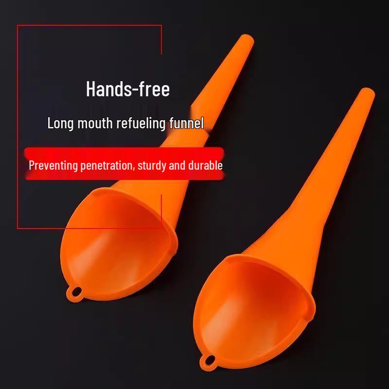 

Hands-Free Long Spout Fuel Funnel for Gasoline and Oil Filters оранжевый