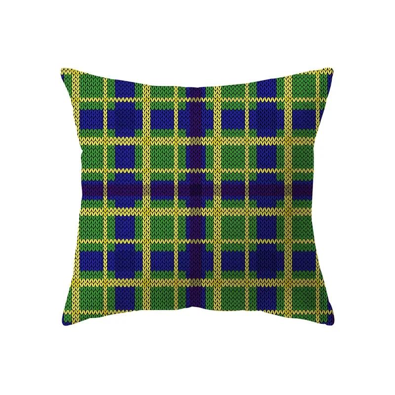 Christmas Decoration  Theme Printing Pattern Cushion Cover Home Living Room Sofa  Pillow