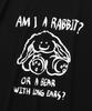 NICEGHOSTCLUB Rabbit Or Bear Tee_Black(Ng2Emut507A)
