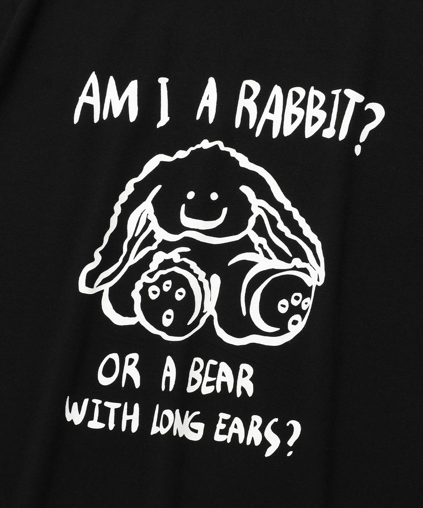 NICEGHOSTCLUB Rabbit Or Bear Tee_Black(Ng2Emut507A)