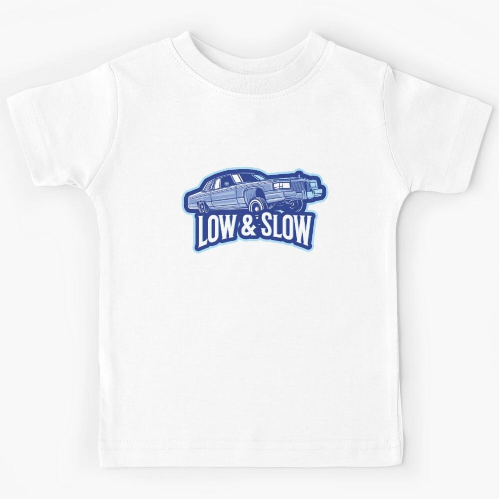 Low & Slow Lowrider Car Kids T-Shirt 140