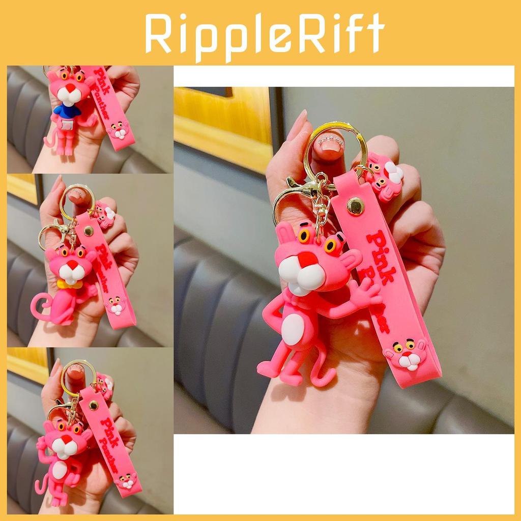 Αξιολάτρευτο Κινούμενο Σχέδιο Ροζ Πάνθηρας Μπρελόκ Για Αξεσουάρ Αυτοκινήτου Τσάντας Δημιουργικά Δώρα Μαθητών