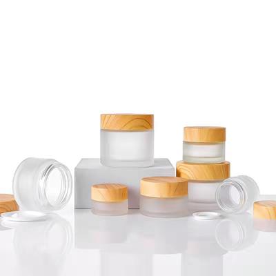 Makeup Container Delicate Wear-Resistant Eco-Friendly Makeup Jar Glass Empty Pots Cosmetic Inner Lid Container Makeup Bottle for Lady