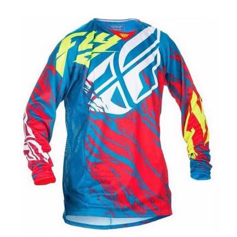 Mens Long Sleeve Mountain Bike Cycling Jersey Quick Dry Breathable Trail Downhill MTB Shirt