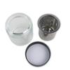 A95D-Diamond Washing Cup Watch Small Parts Gemstone Cleaning Glass Jar Pot With Sieve