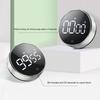 Digital Timer Magnetic Large LED Display Volume Adjustable Students Study Round Kitchen Countdown Cooking Baking Timer
