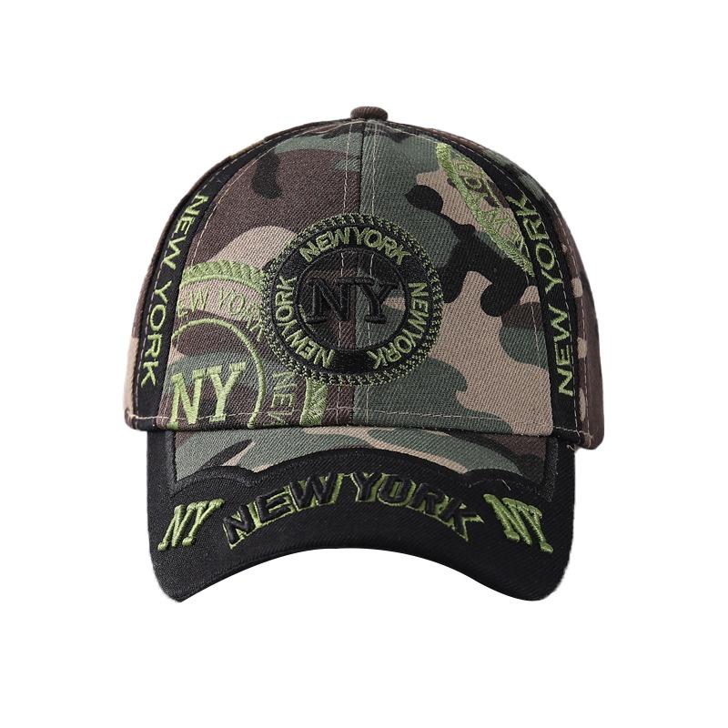 D Embroidery Letter Hard Top Baseball Cap Male and Female Couples Casual Shade Cap Fishing Hat