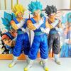 Oversized 33Cm  Becit Action Figure Super Saiyan Blue King Becit Fusion Warrior Collection Gift
