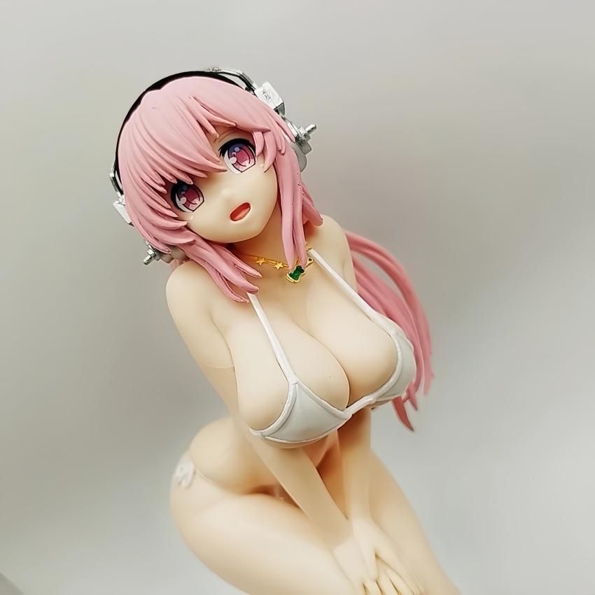 20CM Super Sonico sonic bikini swimwear Bunny Girl figure Action Anime model Doll toys For Christmas Gift