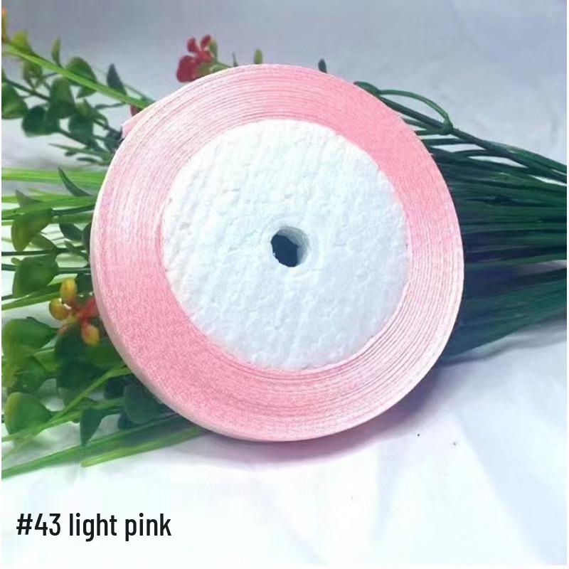 2.5cm Satin Ribbon for Gift Wrapping, Cake Decoration, DIY Crafts, and Floral Art