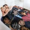 benjamin wadsworth photo collage Throw Blanket Decorative Sofas Thin Flannel Fabric Moving Blankets
