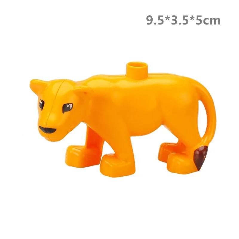 Big Size Building Blocks Forest Animals Lion Deer Panda Beast Enlightenment Toys Compatible Large Blocks Children Kids Gifts