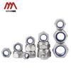316 Stainless Steel DIN982 Nylon Hex Lock Nuts