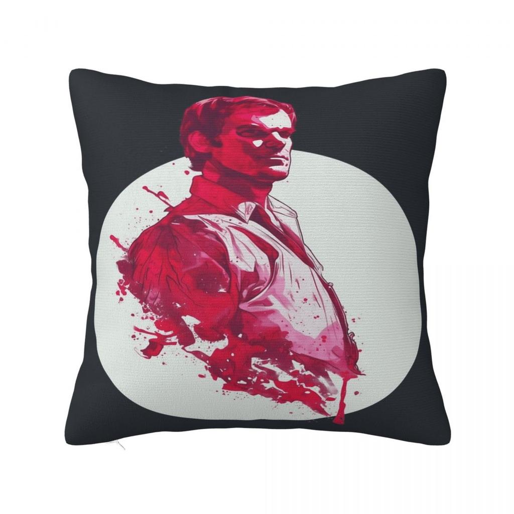 Dexter Morgan Pillow Case Cushion Cover Square Graphic Pillow Cover Funny Pillowcases For Chair Sofa Home Decoration