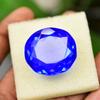 Lab-Created Blue Sapphire Loose Gemstone 93.25 Ct Oval Cut September Birthstone for Gem Collections