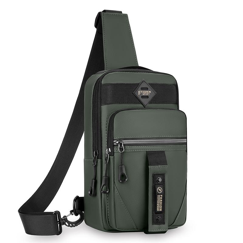 High Quality Men's Crossbody Bag Fashion Casual Waist Packs Male Chest Handbag Bolsa
