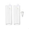 2Pcs Glass Plant Propagation Stations Wall Hanging Planter Terrarium Cylinder Shape Test Tube