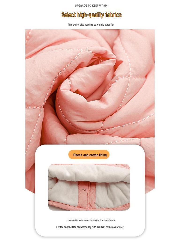 Mädchen Wintermantel im koreanischen Stil - Verdickt, Leicht, Modische Baumwolljacke